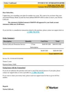 Norton Lifelock Scam