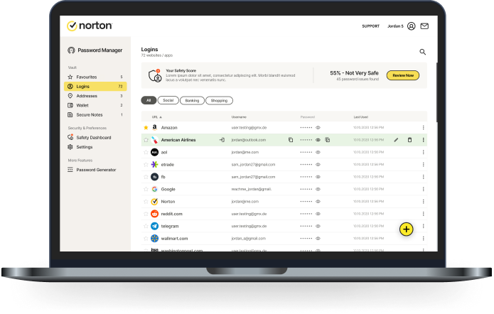 Norton Password Manager